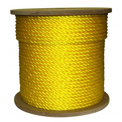 3/8 YELLOW POLY ROPE 600/FT SPOOL