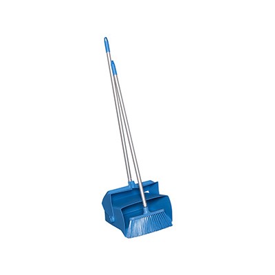 BLUE UPRIGHT LOBBY DUSTPAN WITH ANGLE