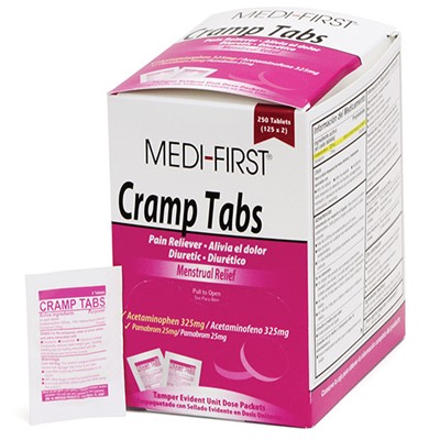 CRAMP TABLETS 25/2 POUCHES
