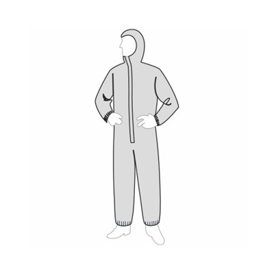 PERMAGUARD COVERALL EL WR/ANK HD PK25