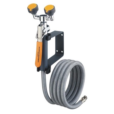 EYEWASH/ DRENCH HOSE UNIT WALL MOUNTED