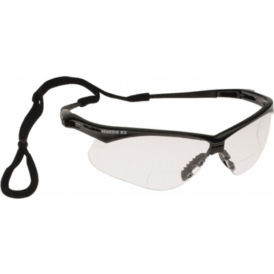 NEMESIS BLACK FRAME 1.50 DIOPTER CLEAR