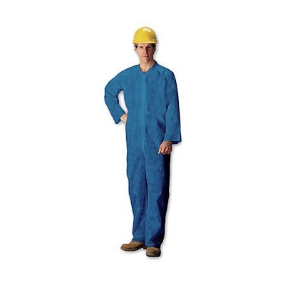 NAVY POLY COVERALLS PK25