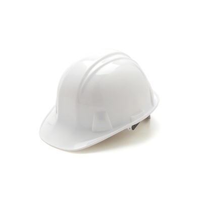WHITE CAP STYLE HARD HAT W/RATCHET