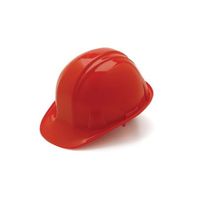 RED CAP STYLE HARD HAT W/RATCHET 16/CS