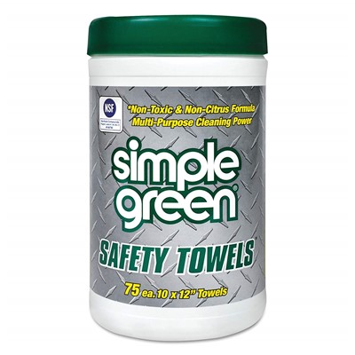 SIMPLE GREEN SAFETY TOWELS 75/PAIL
